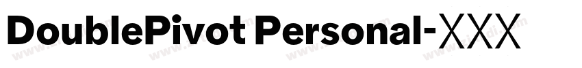 DoublePivot Personal字体转换